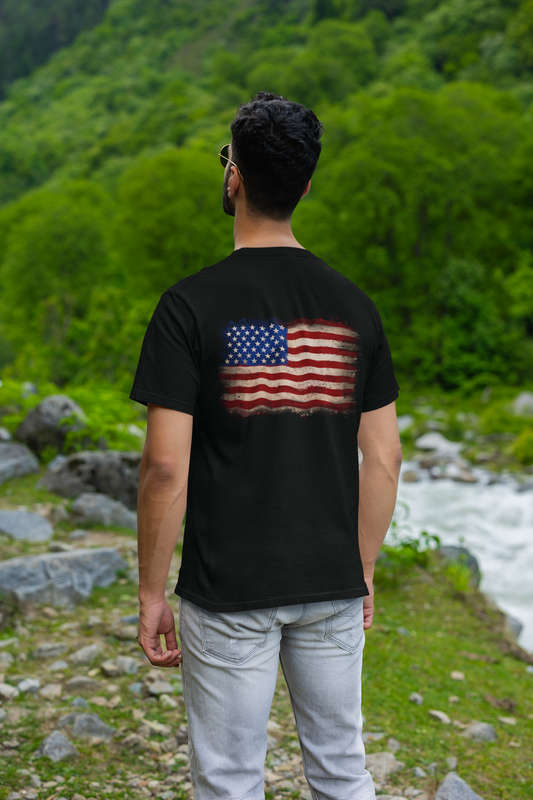 Camp Bliss - American Flag Tee