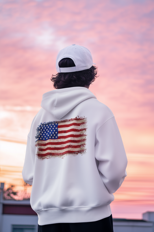 Camp Bliss - American Flag Hoodie