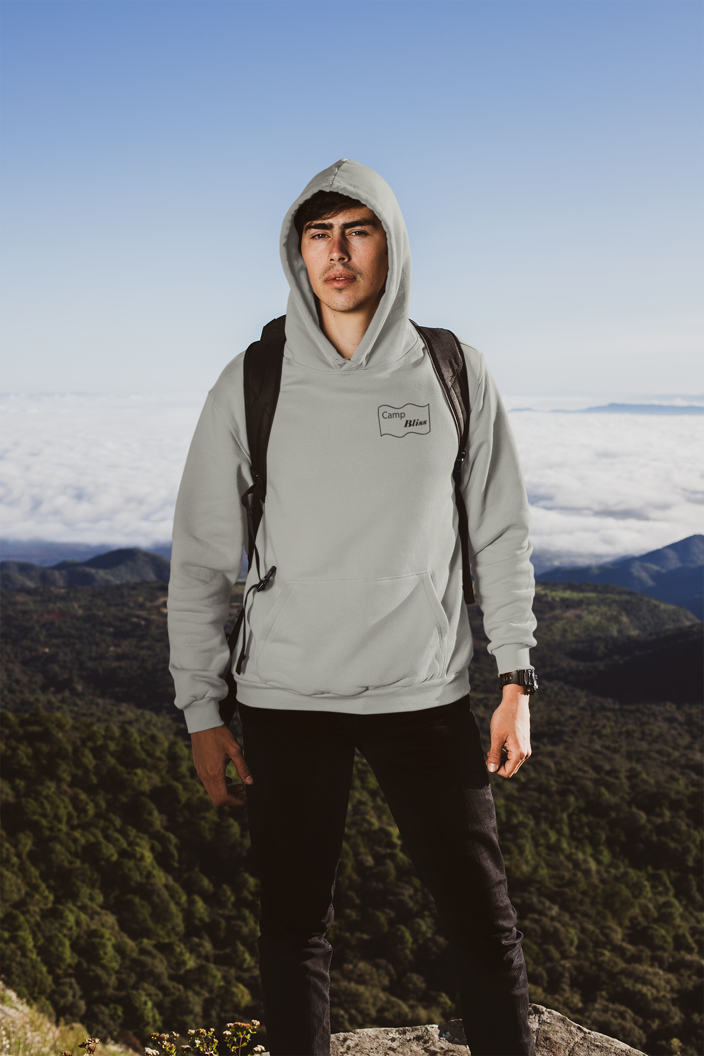 Camp Bliss - American Flag Hoodie