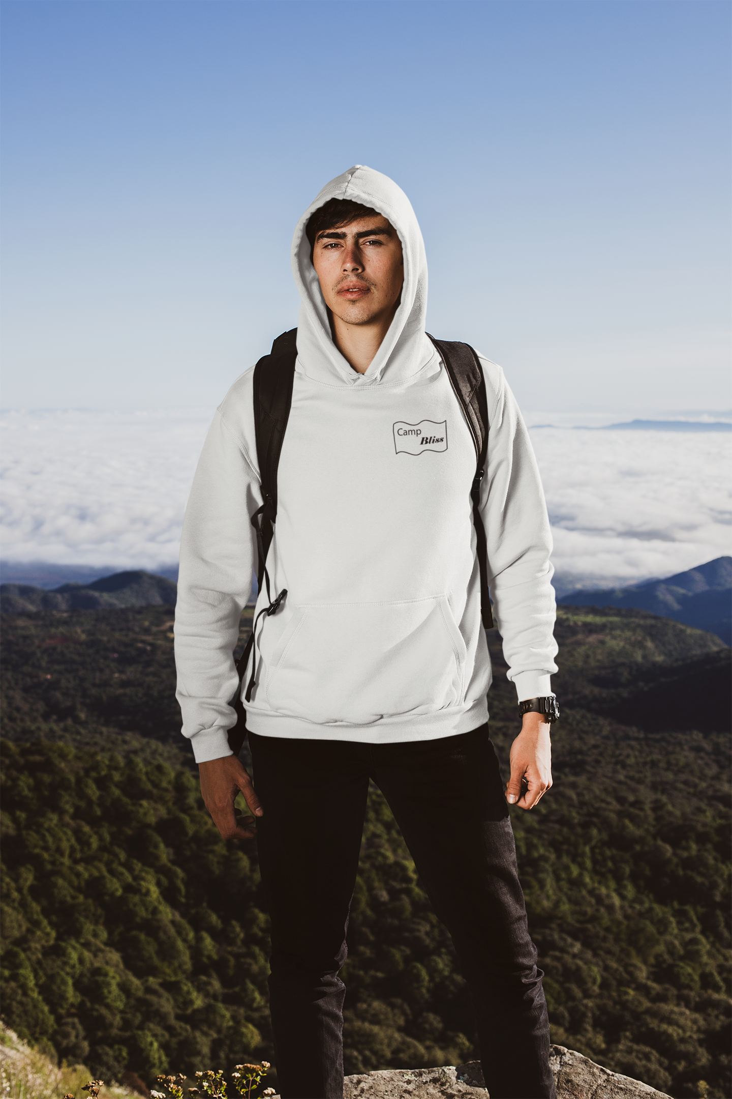 Camp Bliss - American Flag Hoodie