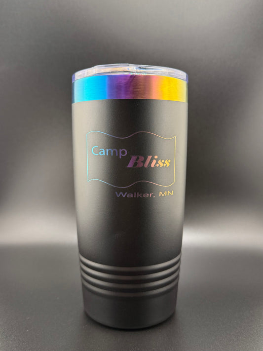 20oz Camp Bliss Tumbler -  Ion plated
