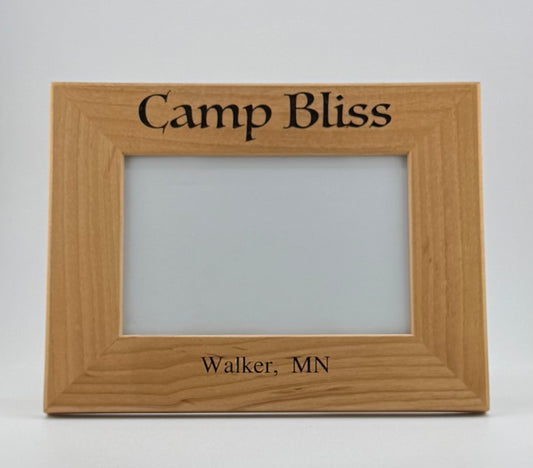 Camp Bliss Picture Frame
