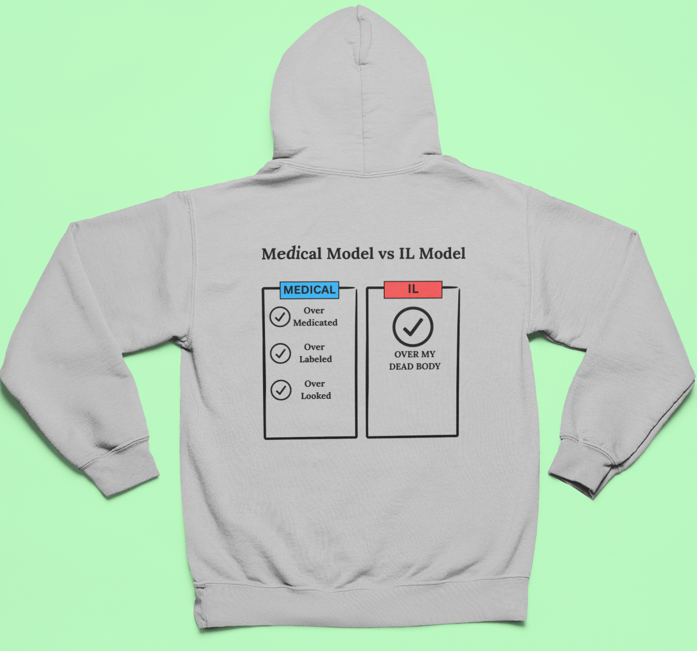 Medical VS IL Model Hoodie