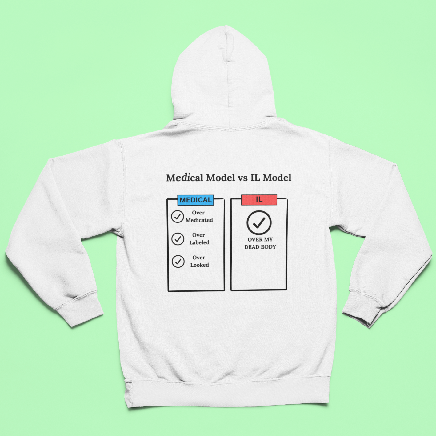 Medical VS IL Model Hoodie