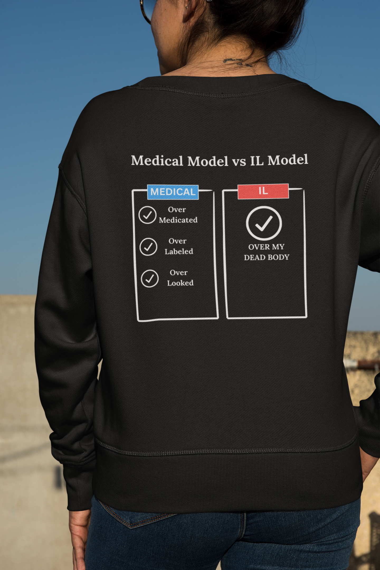 Medical VS IL Model Crewneck