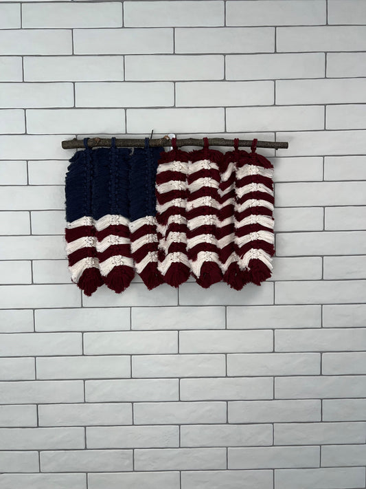 Macrame American Flag